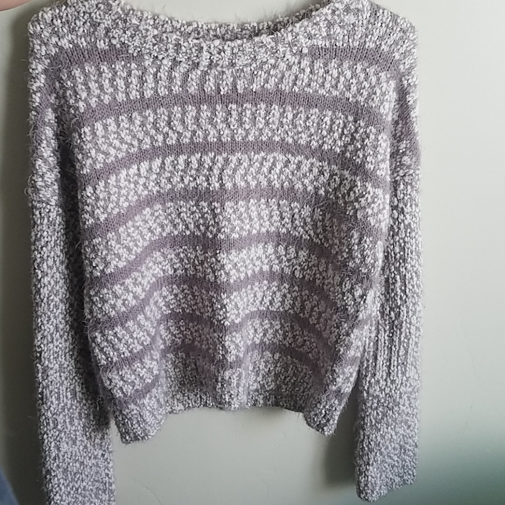 Xhilaration Crewneck Purple Sweater- S